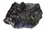 Deep Purple, Cubic Fluorite Crystal Cluster - Elmwood Mine #153329-1